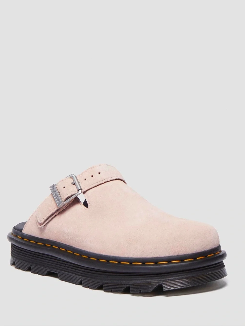 NWT Dr Martens Zebzag Mule Unisex , Powder Pink Platforms